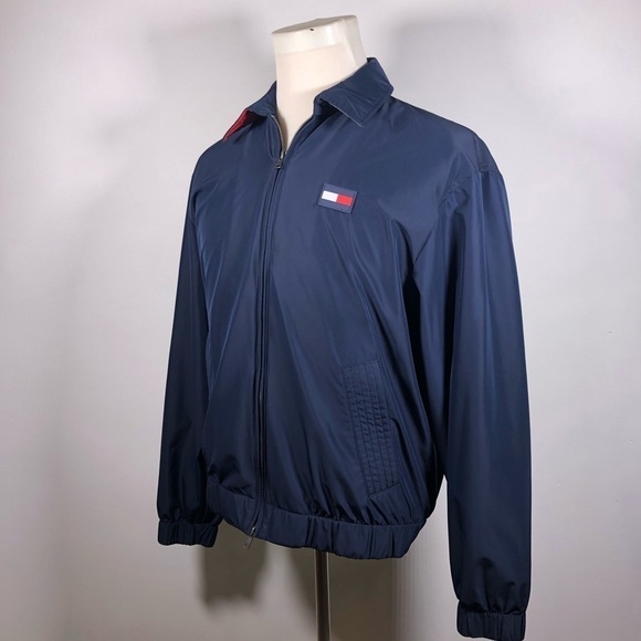 TOMMY Hilfiger Zip Up Windbreaker Jacket - Picture 8 of 16